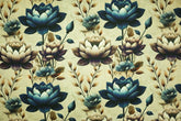 Viskose Leinen Herbstblumen HW25/26 Design 1 SH